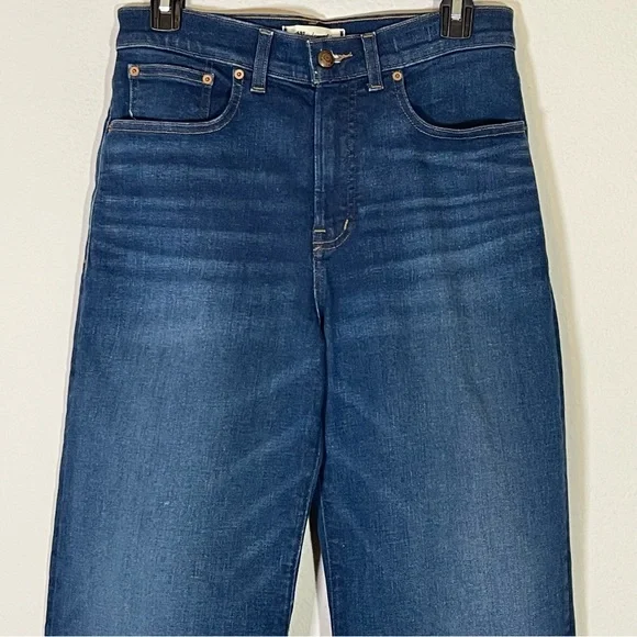 Madewell NWT Petite Perfect Vintage Wide-Leg Jeans Size 27P in Pipestone Wash - Picture 8 of 16
